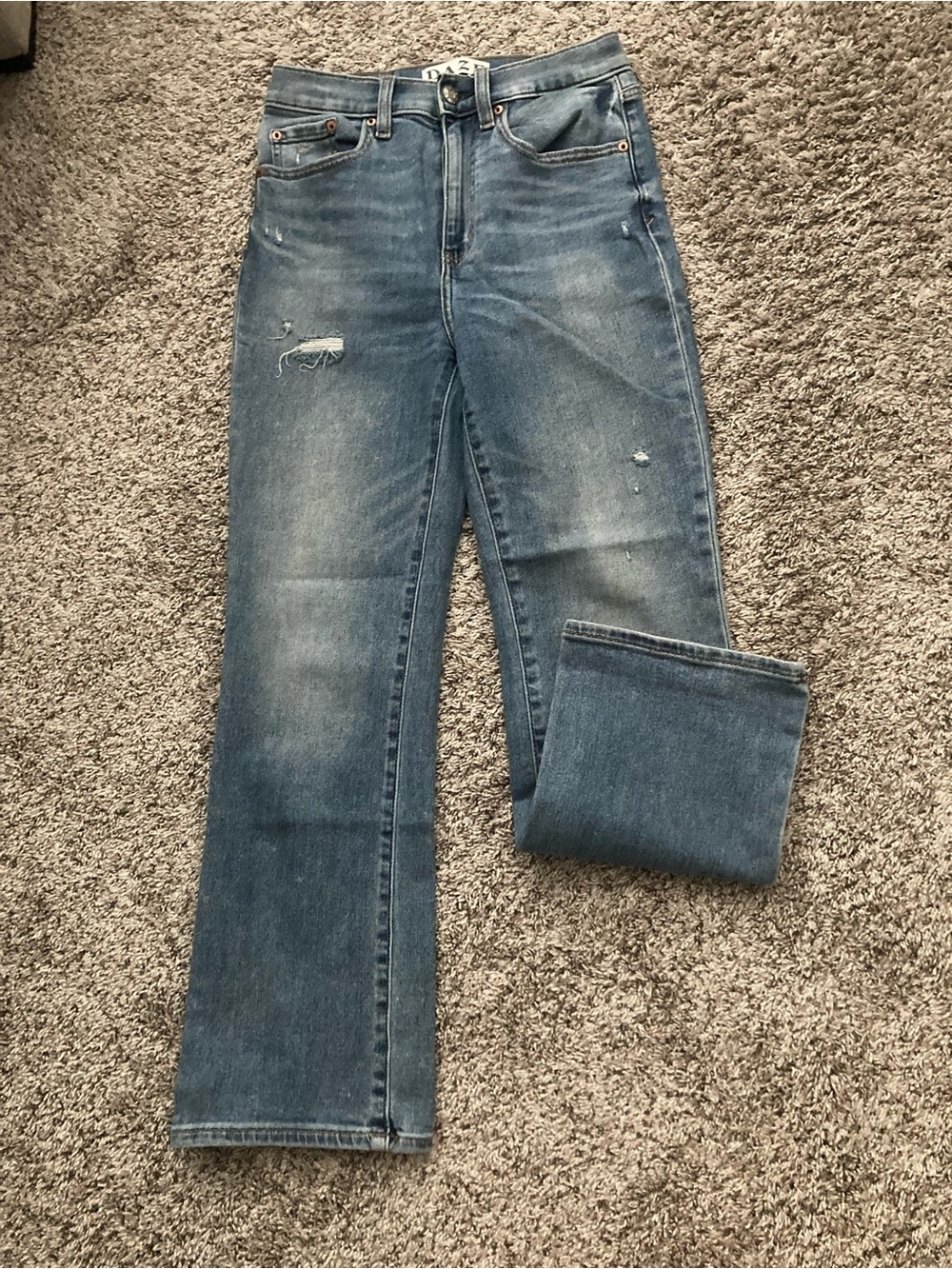 Daze Denim Hug Jeans Women's Waist Size 26 (US Size 2/4) Straight Leg